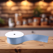Ruban En Satin Couleurs tendance - Couleur bleu poudre - Solide