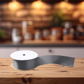 Ruban En Satin Couleurs tendance - Gris d'ardoise - Solide