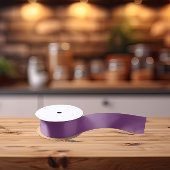 Ruban En Satin Couleurs Tendances - Couleur Plum Violet - Solide