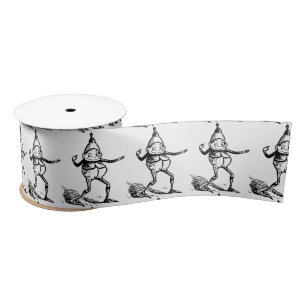 Ruban En Satin Coup de coeur des vacances d'hiver Elf Gnome Thund