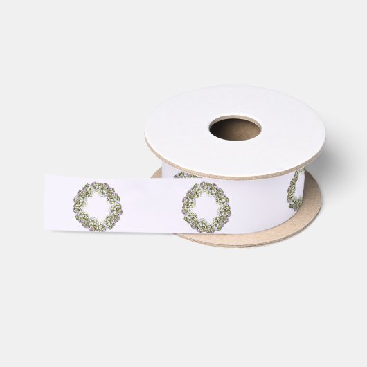 Ruban En Satin Couronne d'Hydrangea (Bobine)