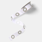 Ruban En Satin Couronne d'Hydrangea (Dos)