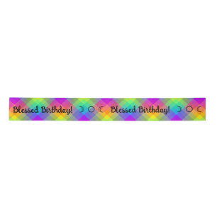 Ruban En Satin Créez votre propre En vichy Hot Rainbow