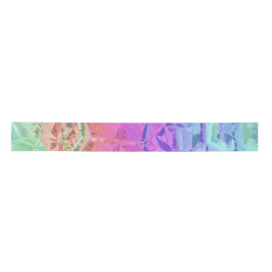 Ruban En Satin cristal arc-en-ciel gelé :