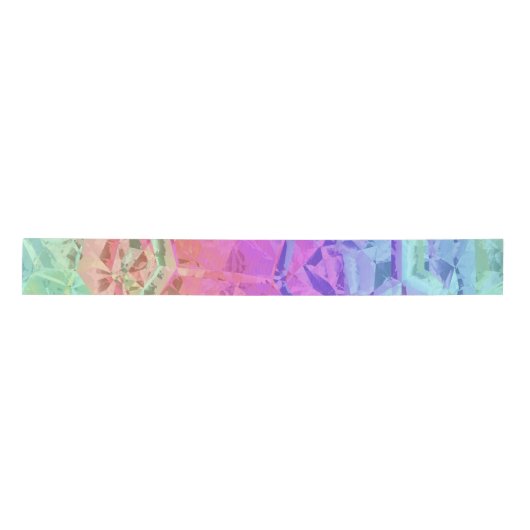 Ruban En Satin cristal arc-en-ciel gelé : (Devant)