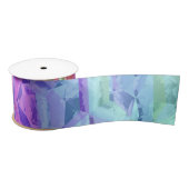 Ruban En Satin cristal arc-en-ciel gelé : (Bobine)