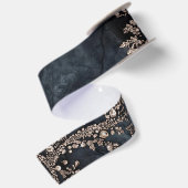 Ruban En Satin Cristal de Minuit (Dos)