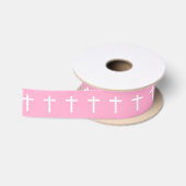 Ruban En Satin Croix blanche (Bobine)