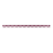 Ruban En Satin Cube Bourgogne en gradient au blanc (Devant)