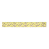Ruban En Satin Cupcakes Rose Cute Motif Ruban Jaune (Devant)