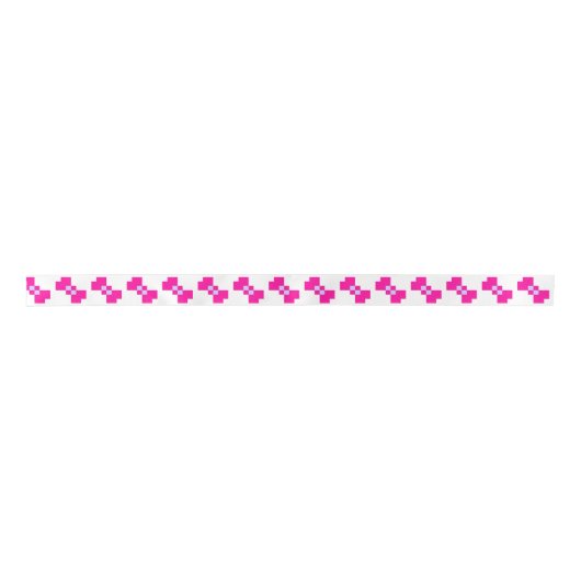 Ruban En Satin Cute 8 bits Pixel Bow (Devant)