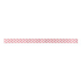 Ruban En Satin Cute Strawberry Pink Gingham Plaid (Devant)
