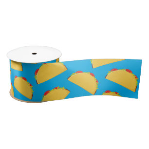 Ruban En Satin Cute Taco Enfants 1er anniversaire fête Nourriture