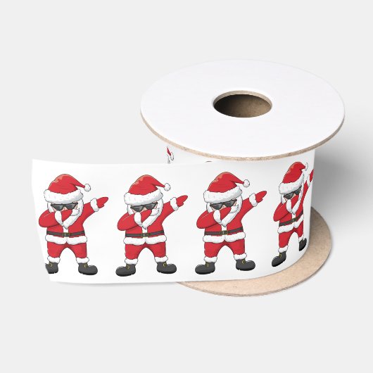 Ruban En Satin Dabing Dancing Père Noël (Bobine)