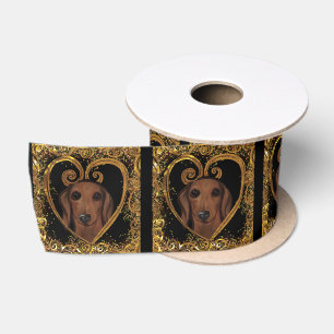 RUBAN EN SATIN DACHSHUND