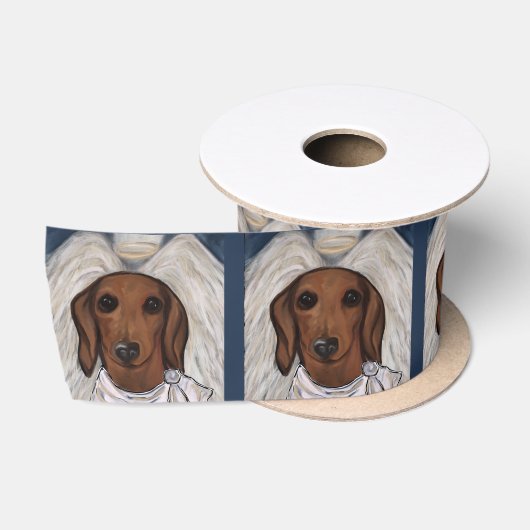 Ruban En Satin Dachshund rouge (Bobine)