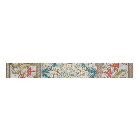 Ruban En Satin Daffodique chintz papier peint à fleurs Art nouvea (Devant)