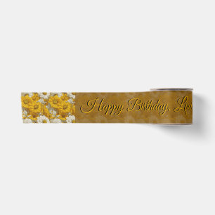 Ruban En Satin Daisy Élégant 60e Anniversaire Pour Grand-Père Jau