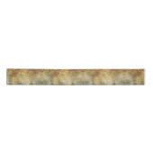 Ruban En Satin Damask Vert Or Antique (Devant)