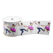 Ruban En Satin Danseurs "Rock n Roll" (Bobine)