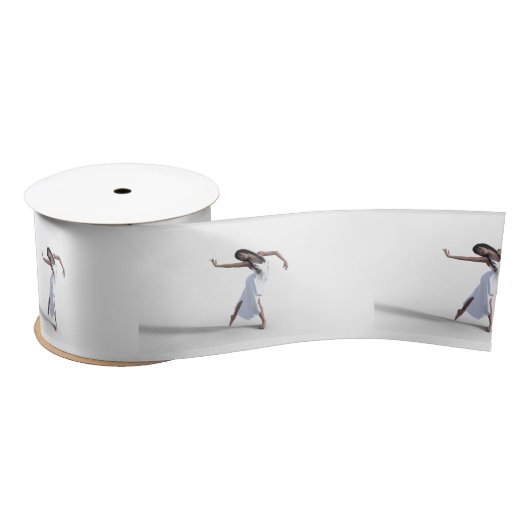 Ruban En Satin Danseuse blanche Thunder_Cove (Bobine)