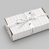 Ruban En Satin De Nom De Famille Script Cadeau Fleur Noir Blanc