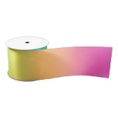Ruban En Satin Dégradé arc-en-ciel (Bobine)