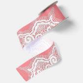 Ruban En Satin Dentelle rose et blanc vieux mode vintage (Dos)