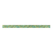 Ruban En Satin Des TIles vertes (Devant)
