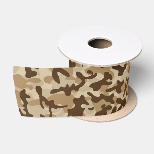 Ruban En Satin Dessert camouflage (Bobine)