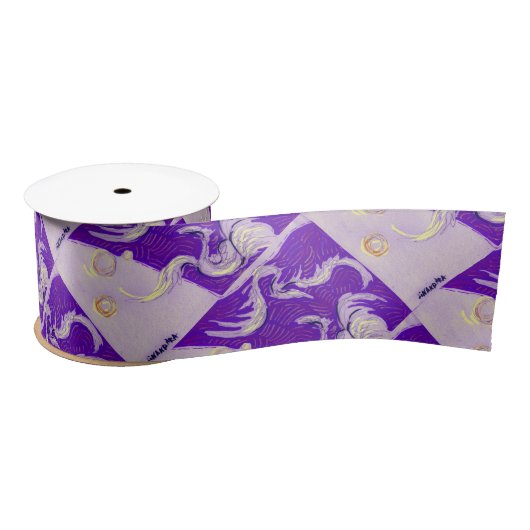 Ruban En Satin Deux Dragons, Trois Soleils (Bobine)