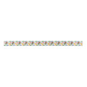 Ruban En Satin Dinosaures motif transparent  (Devant)