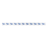 Ruban En Satin Dinosaures : Triceratops 1,5 pouces (Devant)
