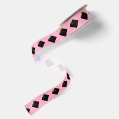 Ruban En Satin Diplômé Rose (Dos)