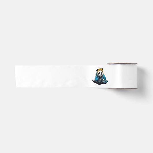 Ruban En Satin DJ Kawaii Panda (Devant)
