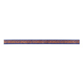 Ruban En Satin do-it-yourself Clé grecque "S" & Couleur Arrière - (Devant)
