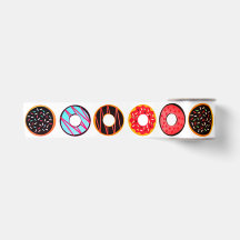 Donuts glacés colorés
