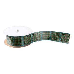 Ruban En Satin Dowling Clan Tartan Irish Plaid