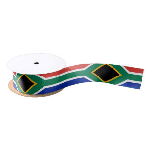 Ruban En Satin Drapeau africain & Voyage sud-africain, vacances/s