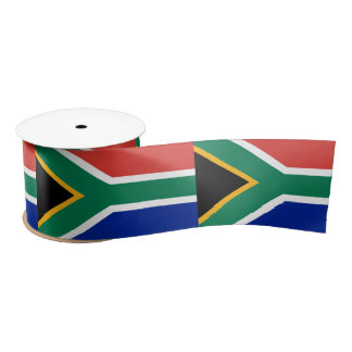 Ruban En Satin Drapeau Afrique du Sud