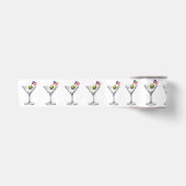 Ruban En Satin Drapeau américain dans un Martini (Devant)