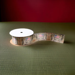 Ruban En Satin Drapeau américain du président Donald J. Trump