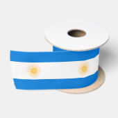 Ruban En Satin drapeau argentin (Bobine)