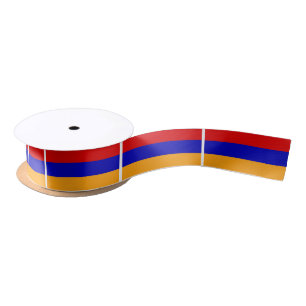 Ruban En Satin Drapeau arménien