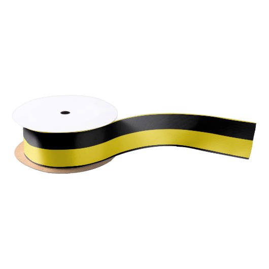 Ruban En Satin Drapeau Bade-Wurtemberg Satin Ruban (Bobine)