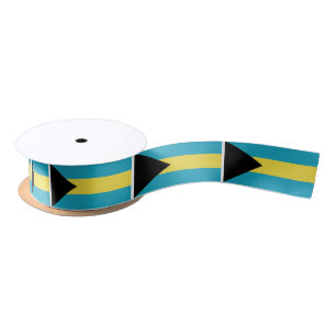 Ruban En Satin Drapeau bahamien classique