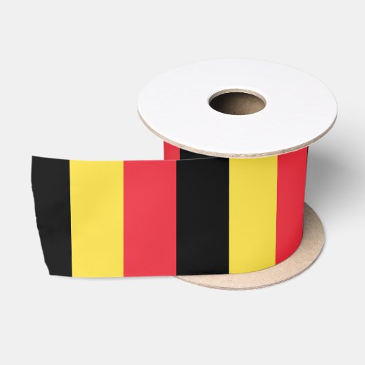 Ruban En Satin Drapeau belge (Bobine)