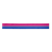 Ruban En Satin Drapeau bisexuel communauté de fierté / drapeau ge (Devant)