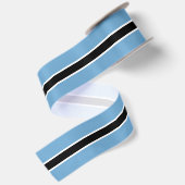 Ruban En Satin Drapeau botswanais (Botswana) (Dos)