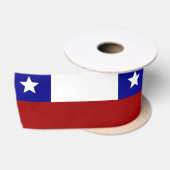Ruban En Satin drapeau chilien (Bobine)